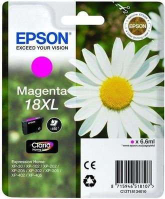 Epson Daisy Cartucho 18xl Magenta (etiqueta Rf)