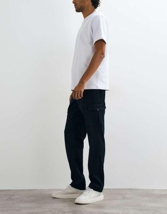 Mango pantaloni utility navy-blu navy