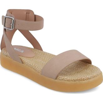 Mia Ellen Platform Sandal in Blush at Nordstrom, Size 8.5