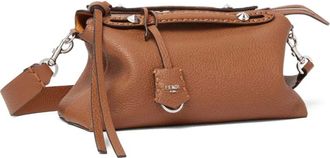 Fendi medium By The Way Selleria hand-sewn topstitches tote bag - women - CALFSKIN - One Size - Brown