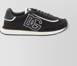 Dolce & Gabbana dg cushion leather sneakers suede