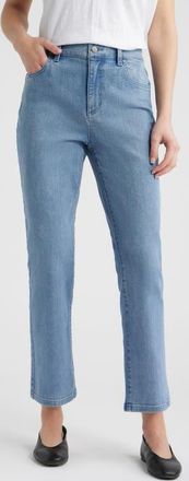 Eileen Fisher Ankle Kick Flare Leg Jeans in Classic Indigo at Nordstrom, Size Xx-Small