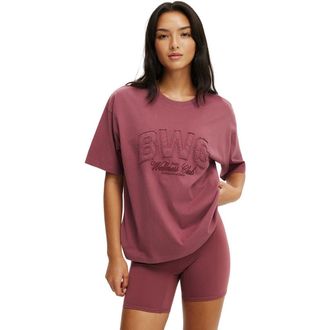 Cotton On Womens Active Graphic Tee in Washed Dusty Rose Bwc at Nordstrom, Size Medium