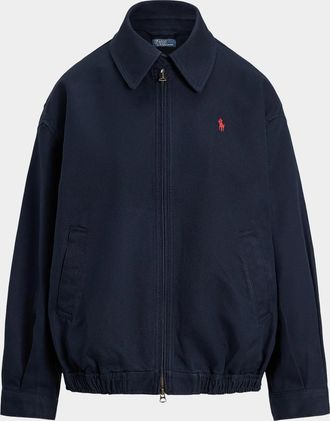 Polo Ralph Lauren Double-Faced Cotton Bomber Jacket