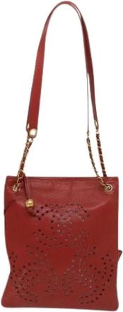 Chanel Pre-owned Shoulder Bags, female, Red, Size: ONE SIZE Pre-owned Shoulder Bag