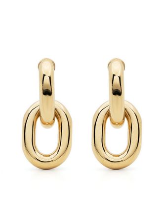 Paco Rabanne chain-link hoop earrings - Gold