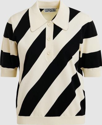 Essentiel Polo Joram Blanc Noir