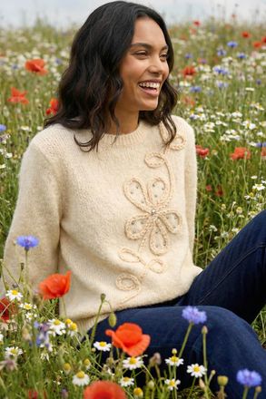 Roman Cornelli Floral Knit Jumper