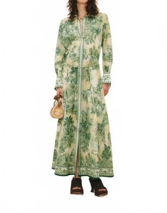 Alemais Sara Shirt Dress In Green
