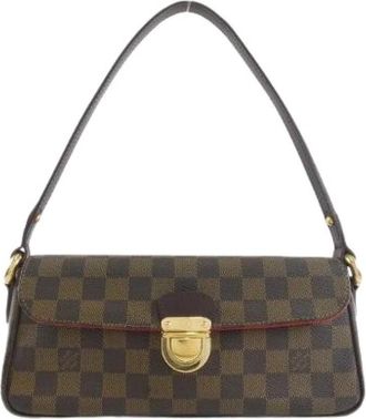 Louis Vuitton Pre-owned Damier Ravello Coated Canvas Schoudertas - Dames - Vintage Schoudertas - Bruin - ONE Size - Vintage