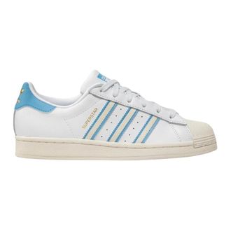 adidas Klassieke Leren Rubberen Zool Sneaker - Heren - Skateschoenen - Wit - 43 1/3 EU - Fitness
