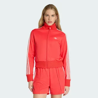 adidas Womens adidas Firebird Track Top with Knitted Crochet Details