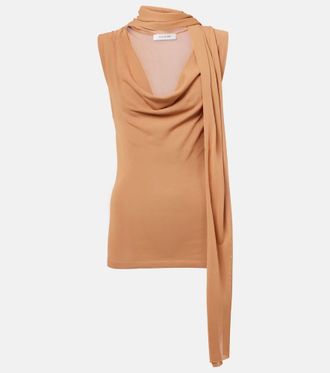Aya Muse Draped scarf-detail top
