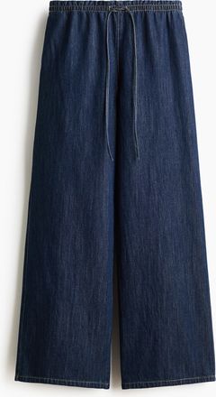 H&M Schlupfhose aus Denim - Blue