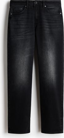 H&M Regular Jeans - Schwarz