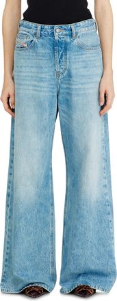 Diesel Relaxed Jeans Low Waist 1996 D-Sire - Jeans - Unisex - Blue