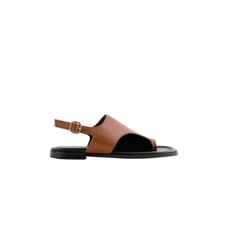 Maison Toufet Schoenen, Dames, Bruin, 41 EU, Leer, Sandale Alicia