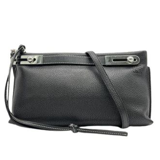 Loewe Pre-owned Shoulder Bag - Dames - Pre-owned - Zwart - Maat: ONE Size Leer