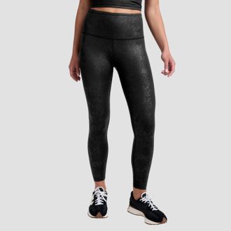 Beyond Yoga Powershine High Waisted Midi Legging In Viper Black