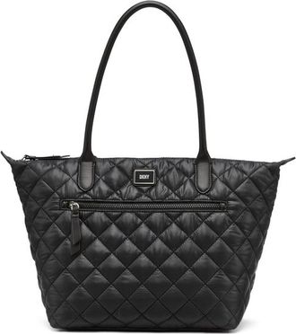 DKNY Lyla Large Shopper in Black/black at Nordstrom