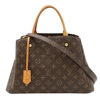 Louis Vuitton Bolso Tote de Lona Vintage Pre-owned - Pre-owned - Mujer - Marr&oacute;n - ONE SIZE