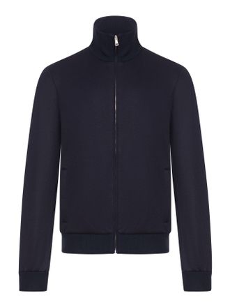 Gucci TECHNICAL JERSEY JACKET WITH ZIP AND WEB TAPE - Gucci - Man