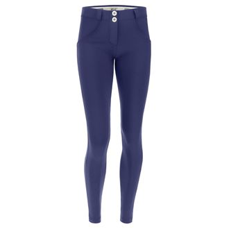 Freddy Leggings FREDDY Leggings WRUP2RC004REC, Damen, Gr. XS, EURO, blau (mood indigo), Obermaterial: 78% Polyester PES. 22% Elasthan EL., Hosen Leggings