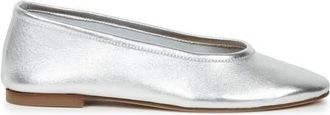 Bobbies Ninon Ballet Flats in Silver at Nordstrom, Size 10.5