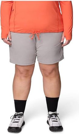 Mountain Hardwear Plus Size Dynamatm Bermuda Womens Shorts Approaching Storm : 1X, Elastane/Nylon