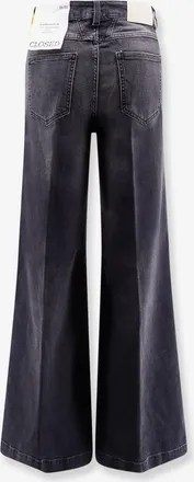 Closed Womens Jeans Glow-Up Wide Fit Grey Regenerated Cotton