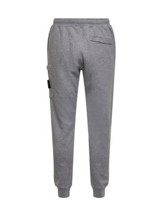Stone Island Cotton Cargo Joggers - Gray