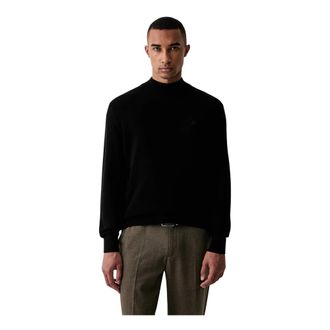 Marc O'Polo Jersey de Cuello Alto Acanalado - Knitwear - Hombre - Negro - 2XL