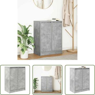 vidaXL Armadio da cucina - Credenza Grigio Cemento 57x34x76 cm in Legno Multistrato