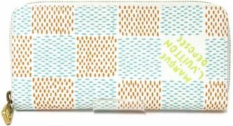 Louis Vuitton Pre-owned Wallets, female, Multicolor, Size: ONE SIZE Pre-owned Zip Around Wallet