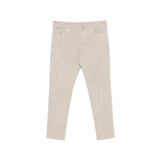 Brunello Cucinelli Heren, Jeans, Beige, Maat: XL Katoen