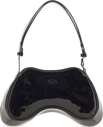 Diesel Play Patent Shoulder Bag