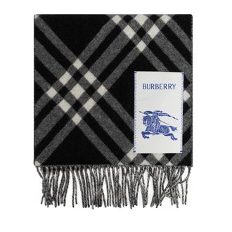 Burberry Winter Scarves, unisex, Black, Size: ONE SIZE Cashmere Scarf