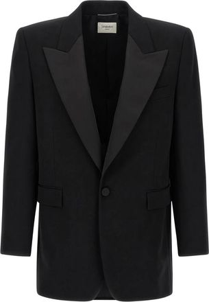 Saint Laurent Hombre, Chaquetas, Negro, Talla: L