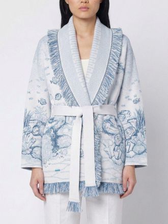 Alanui Cardigan a vestaglia Deep In The Ocean in lana Alanui