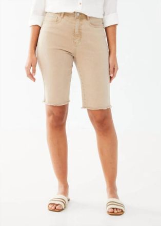 FDJ Suzanne Bermuda Shorts In Sand Dollar