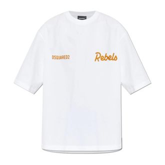 Dsquared2 Hombre, Camisetas, Blanco, Talla: M