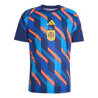 adidas Spain 26 Home Pre Match Jersey Asia Sizing Dark Blue KA1906