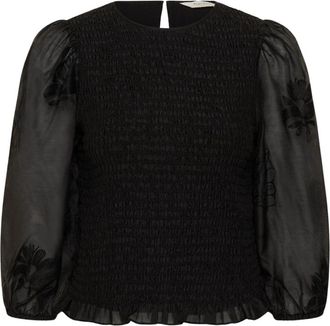 Part Two Chika PW Blouse - Dames - Blouses - Zwart - M - Polyester - Overhemden