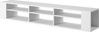 Selsey Selsey Weri - Mueble De Tv Colgante - Para La Sala De Estar - 175 Cm - Blanco - Moderno