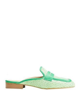 8 by YOOX WOVEN RAFFIA PENNY MULES