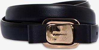 Ferragamo Schmaler Glattlederg&uuml;rtel New Vara - 18 mm