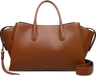 Radley London The Romilly Large Ziptop Satchel Bag in Cognac at Nordstrom