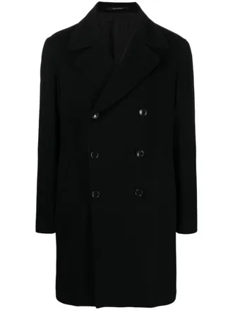 Tagliatore Arden wool-blend coat - men - Cashmere/Virgin Wool/Cupro - 48 - Black
