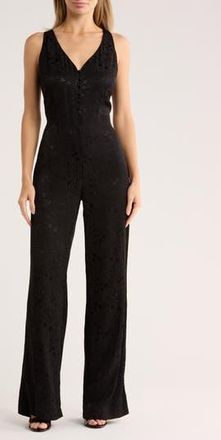 Matty M Jacquard Jumpsuit in Black at Nordstrom Rack, Size X-Small