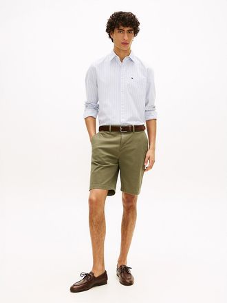 Tommy Hilfiger Mens Regular Fit 9 Comfort Waist Tommy Short - Green - 29